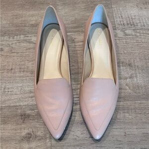 Cole Haan Dellora Skimmer Leather Pointed Toe Flats